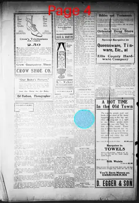 Page thumbnail for The Waxahachie Daily Light