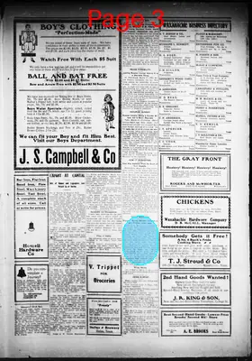 Page thumbnail for The Waxahachie Daily Light