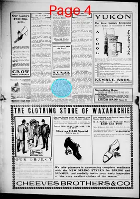 Page thumbnail for The Waxahachie Daily Light
