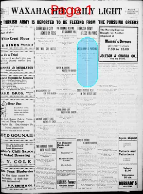 Page thumbnail for The Waxahachie Daily Light