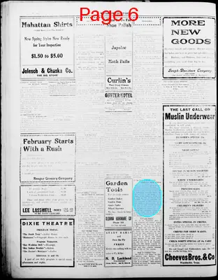 Page thumbnail for The Waxahachie Daily Light