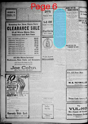 Page thumbnail for The Waxahachie Daily Light