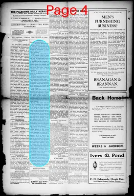 Page thumbnail for Palestine Daily Herald