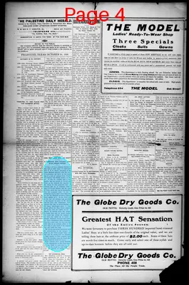 Page thumbnail for Palestine Daily Herald