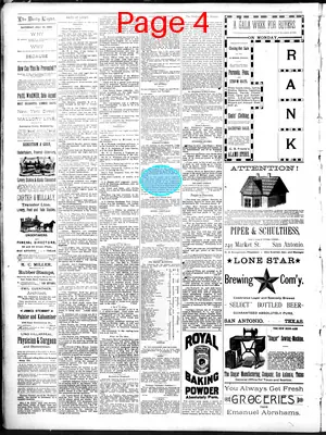 Page thumbnail for San Antonio Daily Light