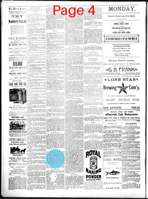 Page thumbnail for San Antonio Daily Light
