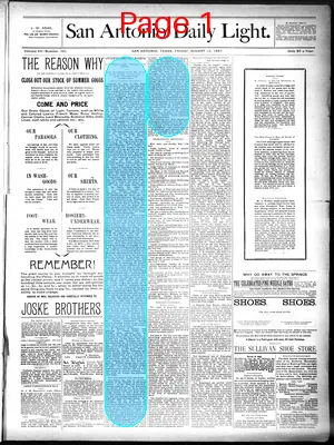 Page thumbnail for San Antonio Daily Light