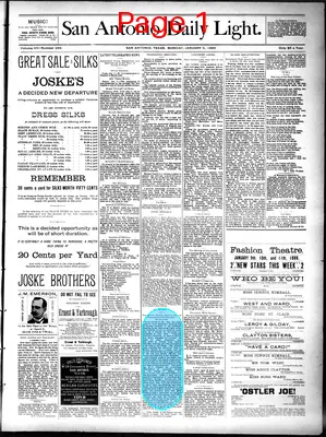 Page thumbnail for San Antonio Daily Light
