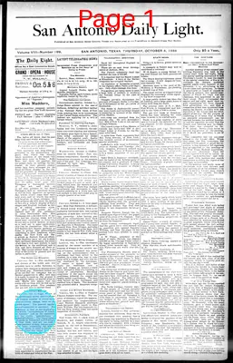 Page thumbnail for San Antonio Daily Light