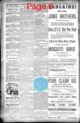 Page thumbnail for San Antonio Daily Light