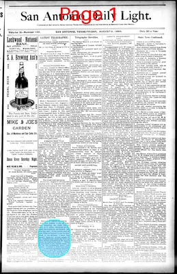 Page thumbnail for San Antonio Daily Light