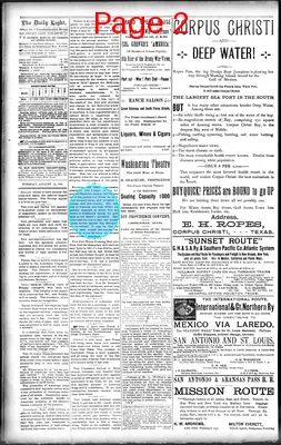 Page thumbnail for San Antonio Daily Light