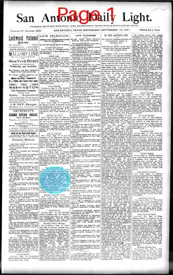 Page thumbnail for San Antonio Daily Light