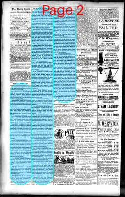 Page thumbnail for San Antonio Daily Light