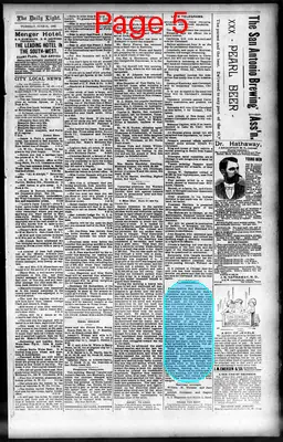 Page thumbnail for San Antonio Daily Light