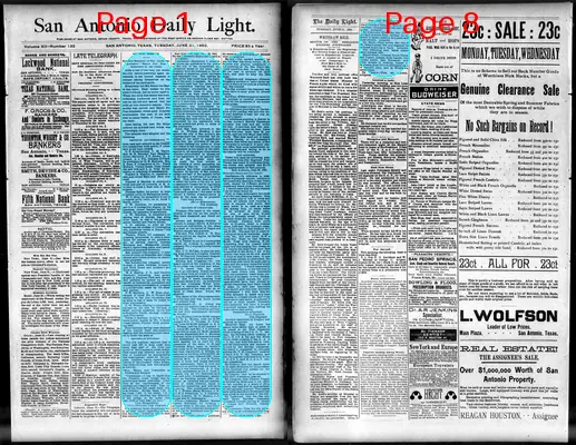 Page thumbnail for San Antonio Daily Light