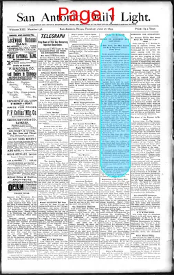 Page thumbnail for San Antonio Daily Light