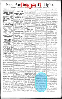 Page thumbnail for San Antonio Daily Light