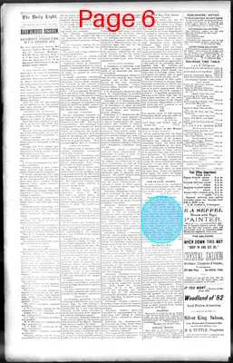 Page thumbnail for San Antonio Daily Light