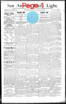 Page thumbnail for San Antonio Daily Light