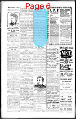 Page thumbnail for San Antonio Daily Light