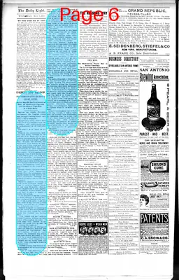 Page thumbnail for San Antonio Daily Light