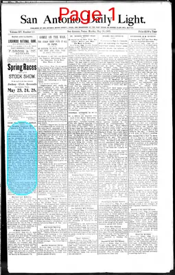 Page thumbnail for San Antonio Daily Light