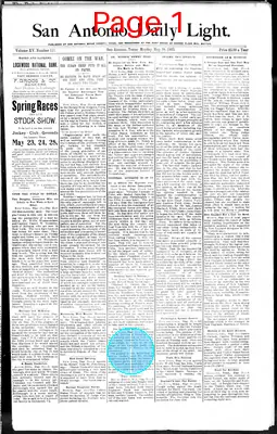 Page thumbnail for San Antonio Daily Light