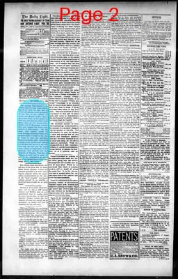 Page thumbnail for San Antonio Daily Light