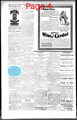 Page thumbnail for San Antonio Daily Light