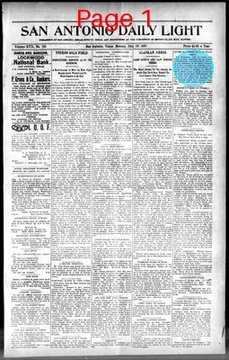 Page thumbnail for San Antonio Daily Light
