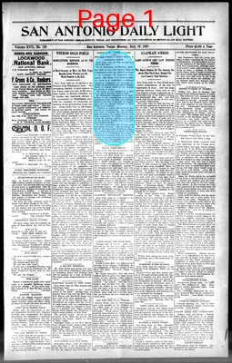 Page thumbnail for San Antonio Daily Light