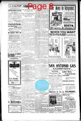 Page thumbnail for San Antonio Daily Light