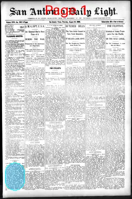 Page thumbnail for San Antonio Daily Light