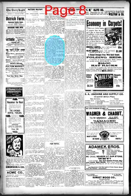 Page thumbnail for San Antonio Daily Light
