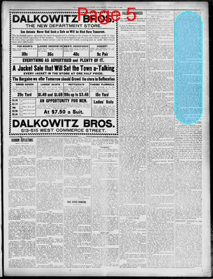 Page thumbnail for San Antonio Daily Light