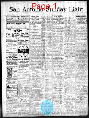 Page thumbnail for San Antonio Daily Light