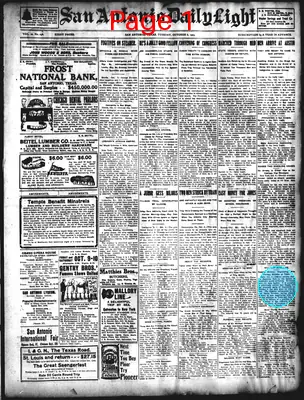 Page thumbnail for San Antonio Daily Light