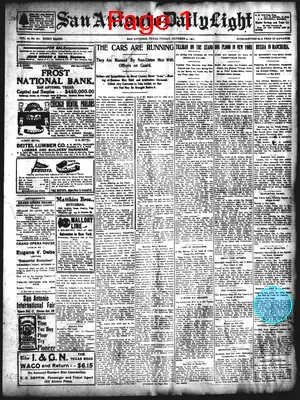 Page thumbnail for San Antonio Daily Light