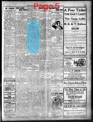 Page thumbnail for San Antonio Daily Light