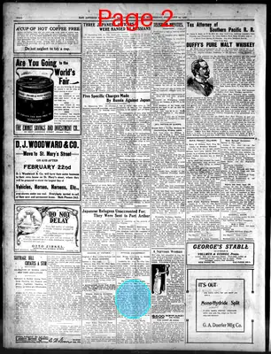 Page thumbnail for San Antonio Daily Light