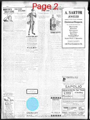 Page thumbnail for San Antonio Daily Light