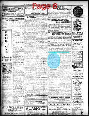 Page thumbnail for San Antonio Daily Light