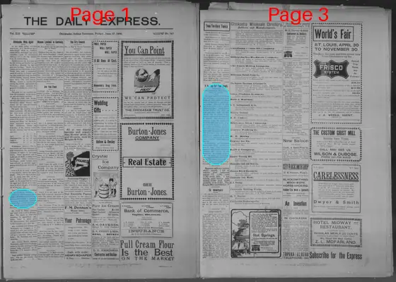 Page thumbnail for The Chickasha Daily Express