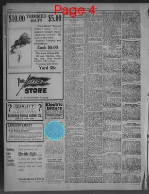Page thumbnail for The Chickasha Daily Express