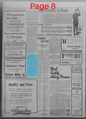 Page thumbnail for The Chickasha Daily Express