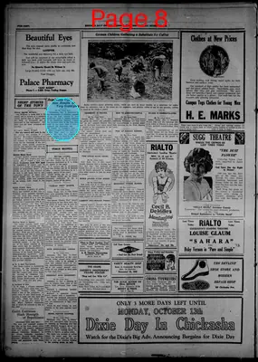 Page thumbnail for The Chickasha Daily Express