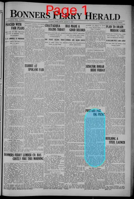 Page thumbnail for Bonners Ferry Herald