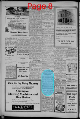 Page thumbnail for Bonners Ferry Herald