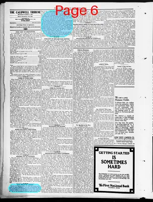 Page thumbnail for The Caldwell Tribune